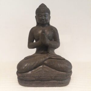 Buda sentado símil piedra 45