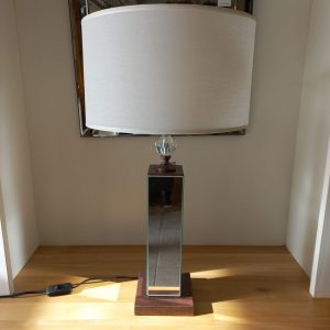 Lámpara de mesa FRED oxido espejo